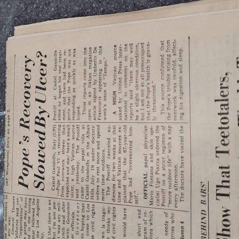 Vintage Newspaper August 17 1965 Indianapolis Star Original Great Birthday Gift - Picture 9 of 12